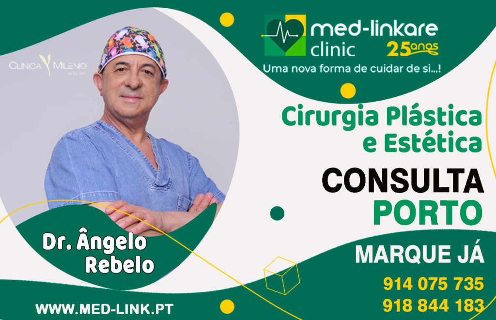 Agora consultas de Cirurgia Plástica com o Dr. Ângelo Rebelo, no Porto.
